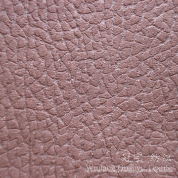 Embossed Pattern Micro Suede Leather Fabric for Home